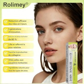 Retielle Creme Retinol, 2026 Retinol Shot Tightening Booster, Pour les Rides et Ridules, Raffermissant Pour Tous les Types de...