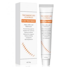 Crème Soin Réparateur 20g, Gel crème Réduit la Visibilité Peaux Marquées, Zones Sensibles ou Fragilisées, Gel silicone Pour u
