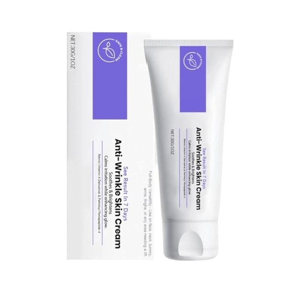 Creme Anti Rides Puissant Immediat Femme,Creme Lifting Immediat Visage Coréen,30ml,Wrinkle Power Filling Effet Immédiat,Facil...