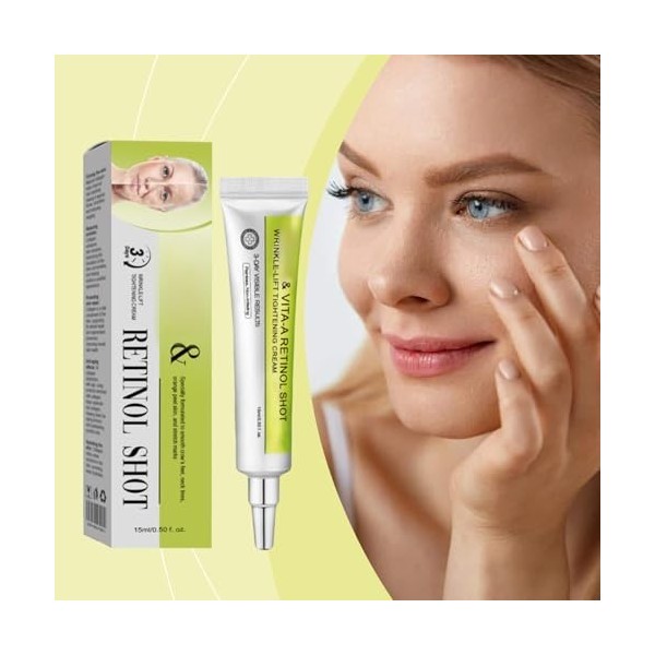 Retinal Shot Tightening Booster, Anti Wrinkle cream - Pore Minimizer, Wrinkles & Fine Lines for All Skin 1, One Size 