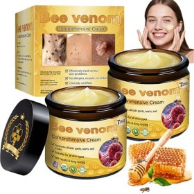 Crème Complète au Venin dAbeille, 2 pièces Crème Réparatrice au Venin Dabeille, Crème Hydratante au Venin Dabeille, Crème 