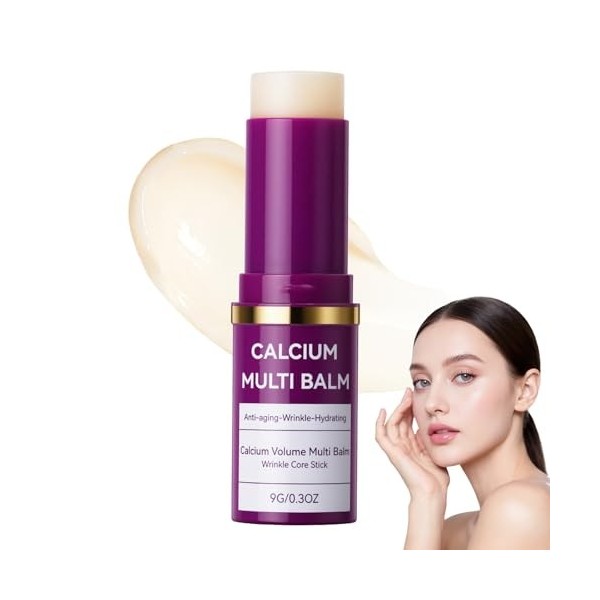 Beugo Calcium Multi Balm Volume, Anti-Âge Raffermissant Soins de la Peau pour Yeux, Pour Les Yeux Visage et Cou Traitement de...