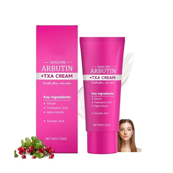 Alpha Arbutin 7 tranexamic acid 4 cream,Crème éclaircissante coréenne, 50 ml, crème hydratante quotidienne pour le visage,tex...