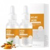 2 Pièces Turmeric Serum Visage Anti Tache Huile De Curcuma Éclaircissant Sérum À Lacide Kojique Et Au Curcuma Atténue Taches