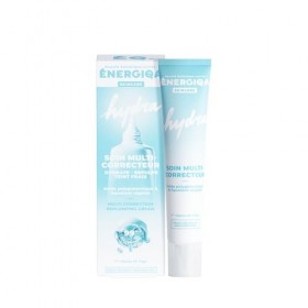Energiqa Soin Visage by ENERGIE FRUIT – Crème Hydratante Repulpante Visage – Multi-Correcteur Hydratation 12h – Acide Polyglu