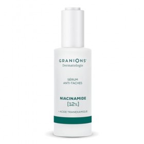 GRANIONS SERUM ACIDE NIACINAMIDE 12% ANTI TACHE VISAGE + ACIDE TRANEXAMIQUE – Serum Niacinamide Corrige Taches Pigmentaires &