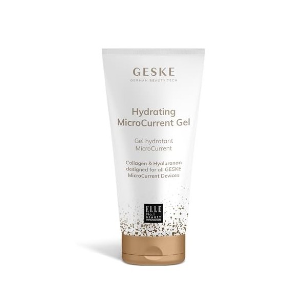 GESKE Gel Hydrating MicroCurrent - Indispensable pour tous les appareils GESKE MicroCurrent - Soin du visage avec de la glycé