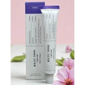 PDRN REJU 5000 Cream, Crème Légère pour Soulagement Intensif, 5000ppm PDRN, Panthénol, Centella Asiatica, Acide Hyaluronique 