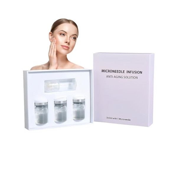1+3 Micro Infusion System -micro infusion anti-âge,Système de pour le visage - Kit de de beauté - Hydratant profondément -Sér