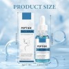 2 Flacons Copper Peptide Serum Peptide de Cuivre Hydratation Longue Durée Atténue Les Ridules Raffermit La Peau Absorption Ra
