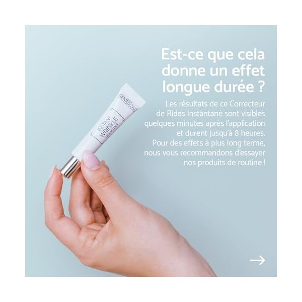 Remescar Correcteur de Rides Instantané 8ml - Crème Anti Rides - Cliniquement Prouvé pour lAnti-Âge - Réduit les Signes de V