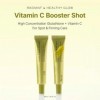 Serum Vitamin C Booster Shot, Haute Concentration Glutathione + Vitamine C, Soin Anti-Taches et Raffermissant, 30ml - Made in