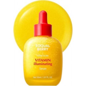 Eqqual Glow Filter Vitamin Illuminating Serum, Sérum Éclaircissant avec Céramides pour Peaux Sensibles, Solution Anti-Taches 