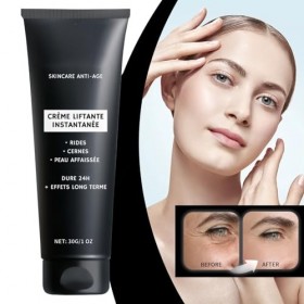 Creme Instant, Creme Lifting Immediat Visage, Liftante Instantanée Pour le Visage, Anti Rides Puissant Instantané, Combleur d