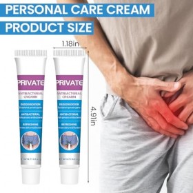 RGKY 2 PCS Crème Nettoyante Douce pour lHygiène Intime Masculine | Formule Respecteuse pour le Confort Quotidien | Usage Ext