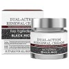 Keraerase Dual-Action Renewal Cream,Skin Treatment Cream,Black and White Rice Soothing Repair Creams,Natural Body Serum,Effec...