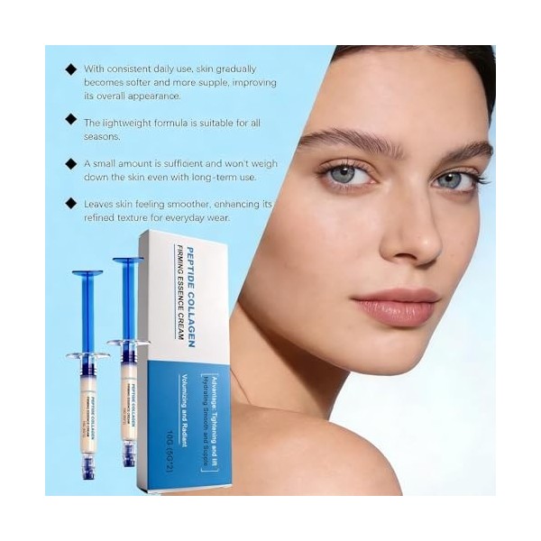 Peptide Collagène Firming Essence Cream 3Micro Molécular Collagène Lotion Anti-rides Polypeptides Collagens Elastic Firming E