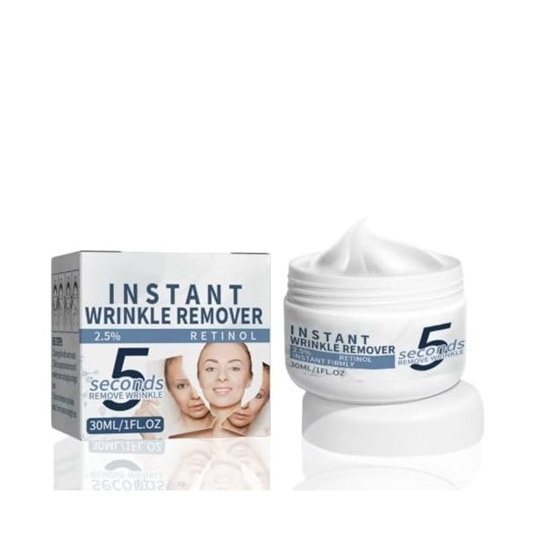 Crème Anti-Rides 5 Secondes,Skin Paris Creme Instant,Anti Rides Puissant Immediat,Sérum Anti Rides 5s,Combleur De Rides Immed