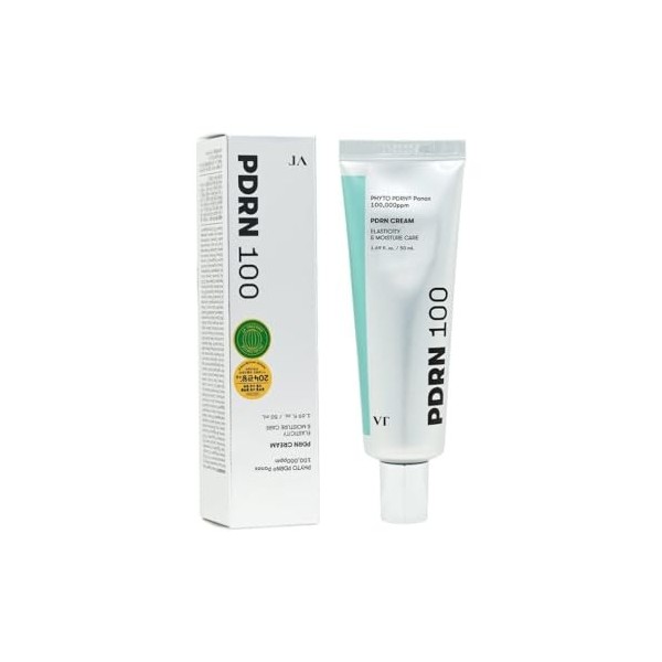 VT - PDRN 100 Crème Phyto PDRN Panax 100 000ppm, Élasticité et Hydratation, 50 ml - Made in Korea
