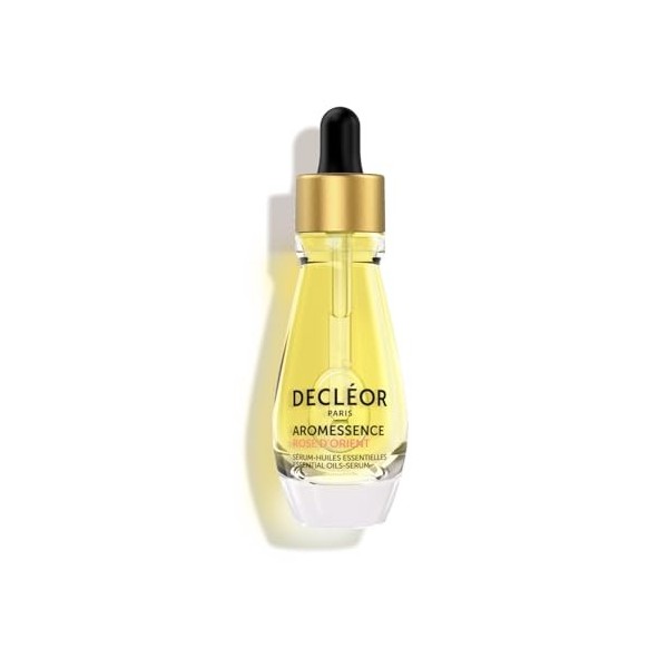 Decléor Aromessence Rose Damascena Sérum-Huiles Essentielles Visage Apaisant pour Peaux Sensibles, Huile Sèche Anti-Rougeurs 