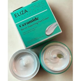 Eliza Jones Ceramide Face Cream 50ml – Crème Visage Hydratante Barrière – Peaux Sèches & Sensibles – Vegan – Testée Dermatolo