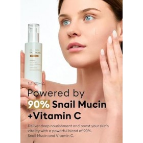 Cell Renew Sérum Essence à la vitamine C avec mucine descargot 100 ml Soin coréen de la peau – Hydratant pour peau cristalli