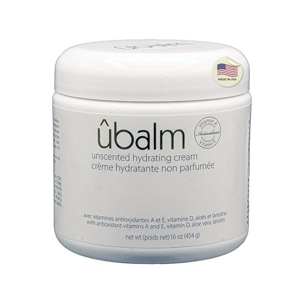 White - Crème hydratante non parfumée 470 ml - Le baume ultra hydratant pour une peau douce