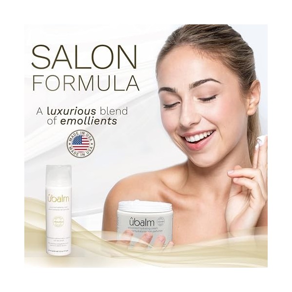 White - Crème hydratante non parfumée 470 ml - Le baume ultra hydratant pour une peau douce