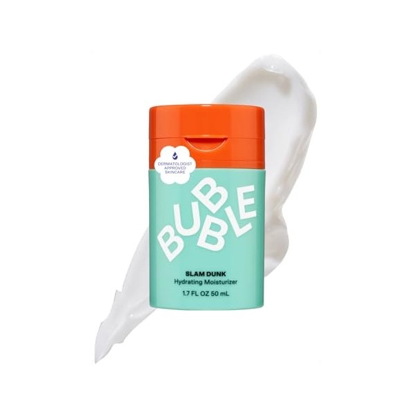 Bubble Skincare Slam Dunk Hydratant visage pour peaux normales à sèches, 50 ml/50 ml