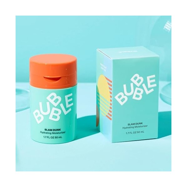 Bubble Skincare Slam Dunk Hydratant visage pour peaux normales à sèches, 50 ml/50 ml