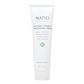 Natio Australia Aromathérapie Naturelle Vitamine E Crème Hydratante - Hydratante Non Grasse pour le Visage - Crème Hydratante