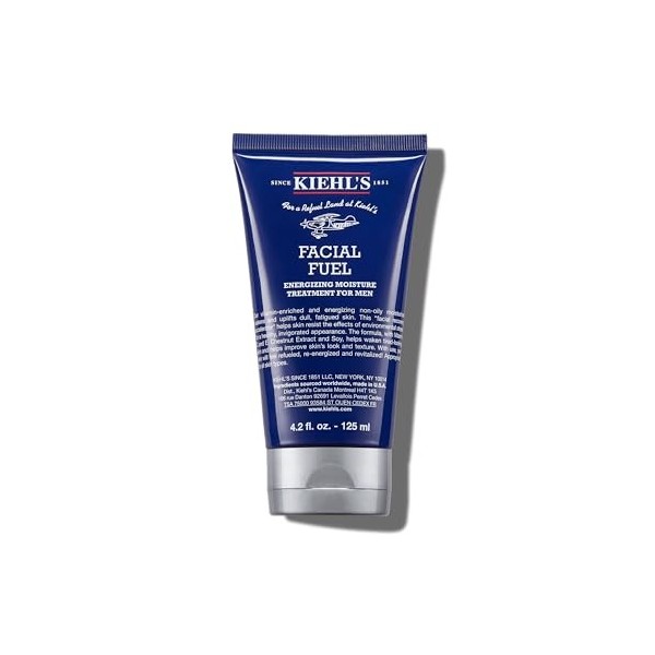 Kiehls, Crème Hydratante Énergisante Facial Fuel, Soin Visage pour Hommes, Revitalise et Hydrate la Peau Fatiguée avec Extra ...