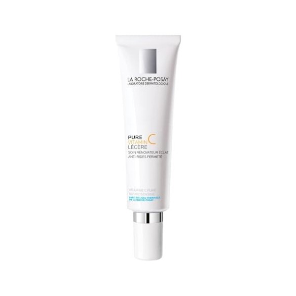 La Roche-Posay - Pure Vitamin C Légère - Crème Visage Anti-Rides - Enrichi en Acide Hyaluronique et Vitamine C - Soin Visage ...