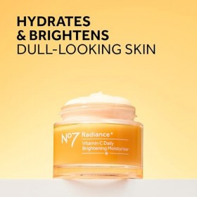 No7 - Crème hydratante éclaircissante pour le visage avec vitamine C Radiance+ FastAbs Skin Nourishing Moisturizer