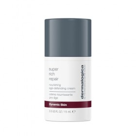 Dermalogica Super Rich Repair 15ml - Crème ultra-nourrissante à lacide hyaluronique et aux peptides. Restaure le confort et ...