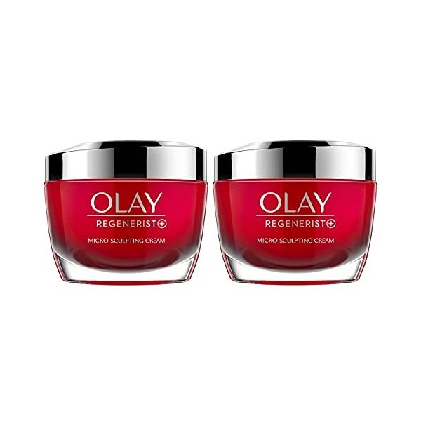 Olay Regenerist Plus Micro Sculpting Cream, 1.7 Ounce Pack of 2 