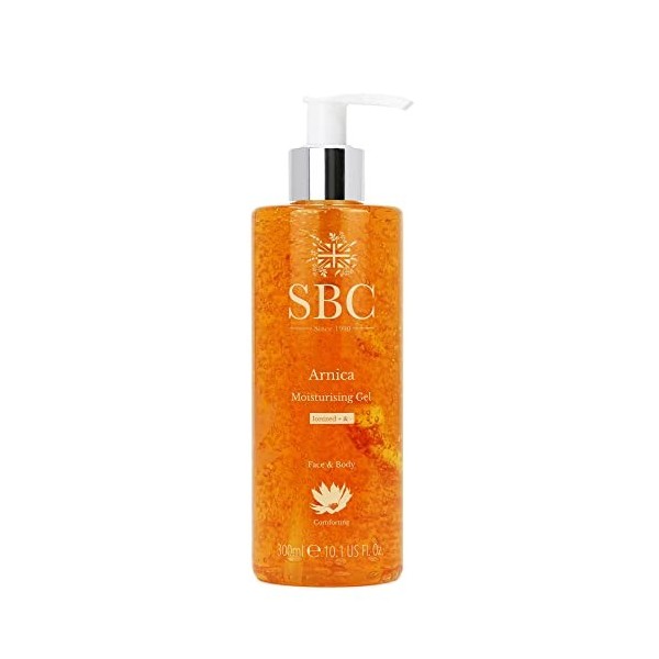 SBC Skincare - Gel hydratant pour le visage et le corps à larnica - 300 ml - Aide à détendre et apaiser linconfort musculai C...