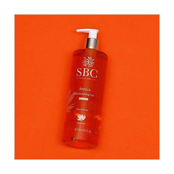 SBC Skincare - Gel hydratant pour le visage et le corps à larnica - 300 ml - Aide à détendre et apaiser linconfort musculai C...