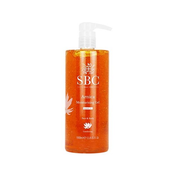 SBC Skincare - Gel hydratant pour le visage et le corps à larnica - 300 ml - Aide à détendre et apaiser linconfort musculai C...