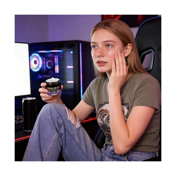 Lotion raffermissante 10 en 1 pour la peau - Crème hydratante apaisante - 50 g - Convient à tous les types de peau - Favorise