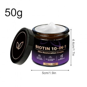 Crème réparatrice - Barrière cutanée hydratante nourrissante, hydratant 50 g avec formule de restauration en profondeur, fonc