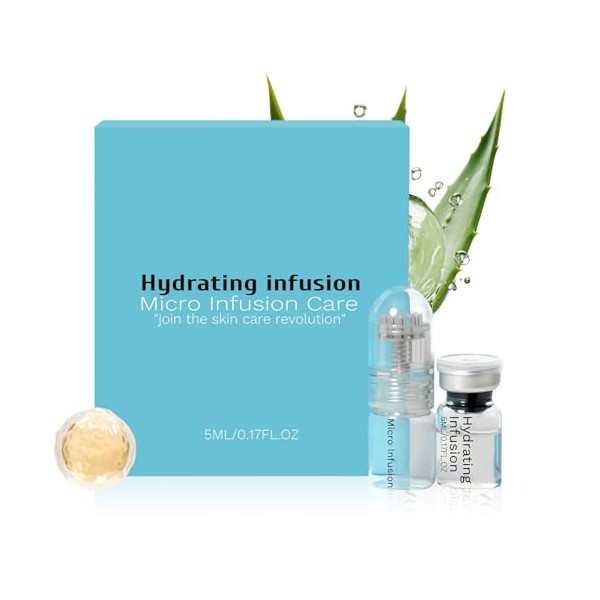 Soin du Visage Concentré | Rouleau à Micropointes Soin Visage,Concentré Quotidien Revitalisant pour Femme,Utilisation Jour Nu