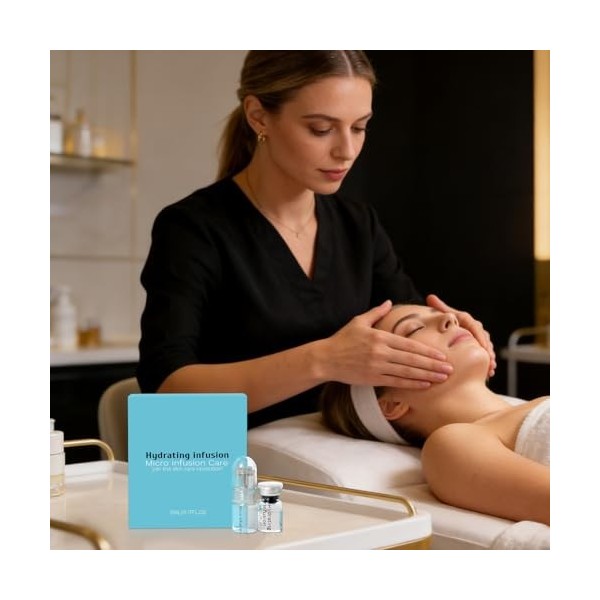 Soin du Visage Concentré | Rouleau à Micropointes Soin Visage,Concentré Quotidien Revitalisant pour Femme,Utilisation Jour Nu