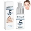 5 secondes - Crème raffermissante instantanée pour le visage - Élimine les rides - Crème anti-âge pour les peaux matures et f...