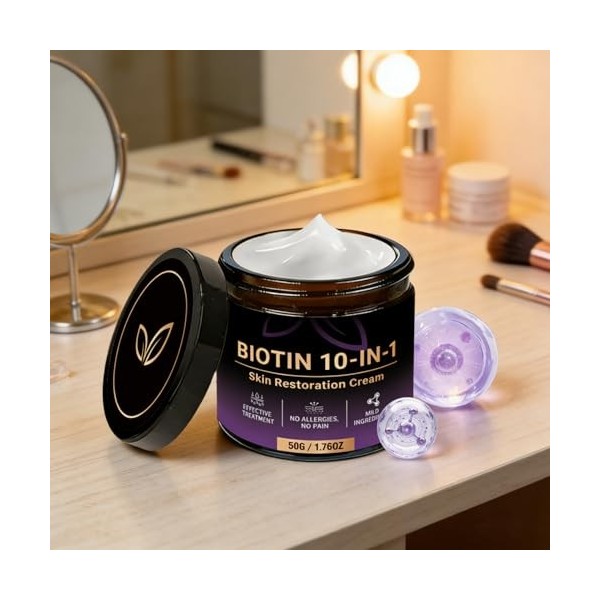 Crème réparatrice, 50 g, lotion régénérante anti-impuretés, pour réparer la barrière de protection de la peau endommagée, pou