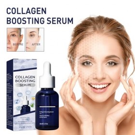 Sérum booster de collagène pour le visage, sérum de collagène anti-âge contenant du sérum pour le visage, affiner le décret à