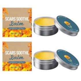 Baume Apaisant au Calendula Naturel - 50 g, Soin Doux Anti-Acné, Apaise les Peaux Irritées, Atténue les Rougeurs, Hydrate et 