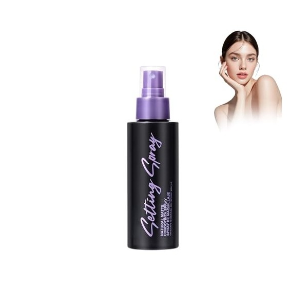 Spray fixateur de maquillage, fixateur de maquillage et rafraîchissant entre les heures, spray pour hydrater et soigner la pe