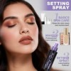 Spray fixateur de maquillage, fixateur de maquillage et rafraîchissant entre les heures, spray pour hydrater et soigner la pe