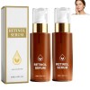 Sérum au rétinol pour le visage, sérum anti-âge pour peaux matures, hydrate intensément, lifte et raffermit jour et nuit, réd...